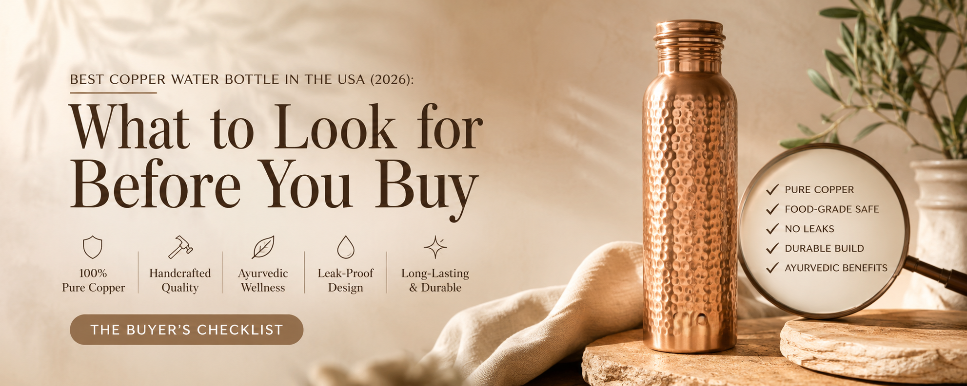 Best Copper Water Bottle in the USA