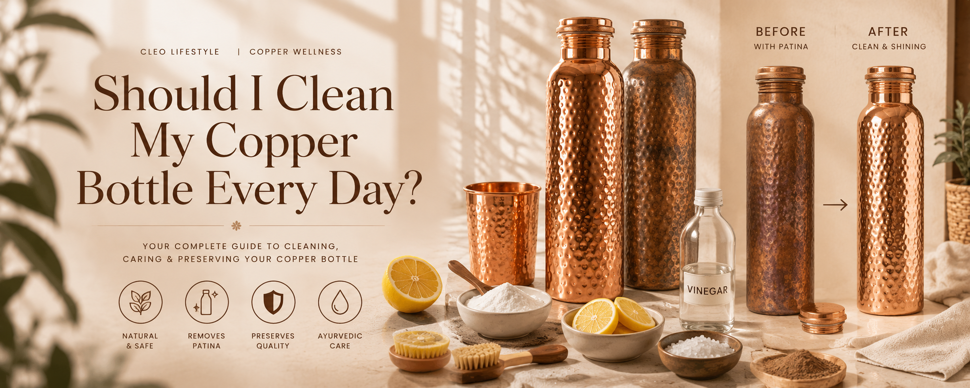how often should you clean a copper bottle