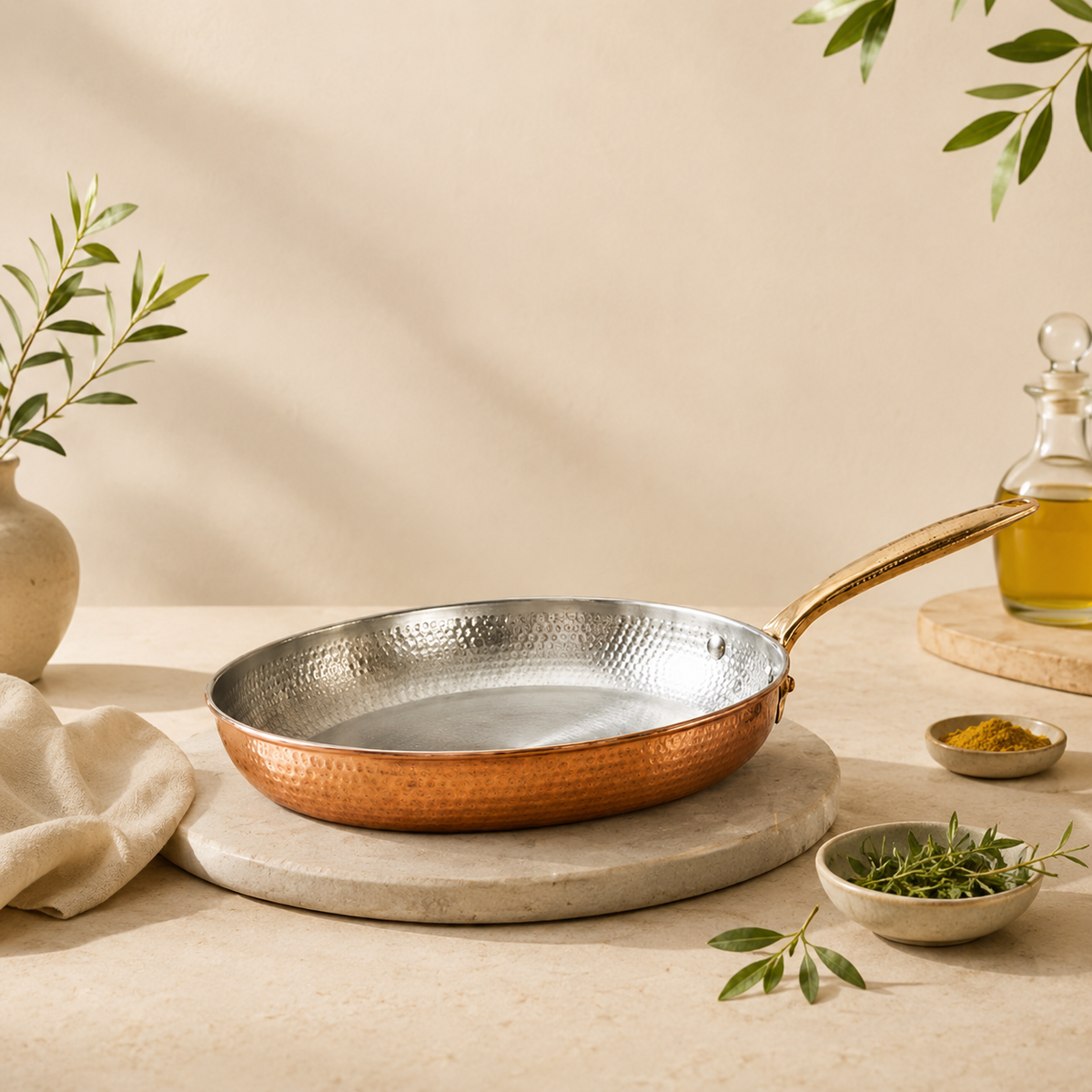 Cleo Copper Pan