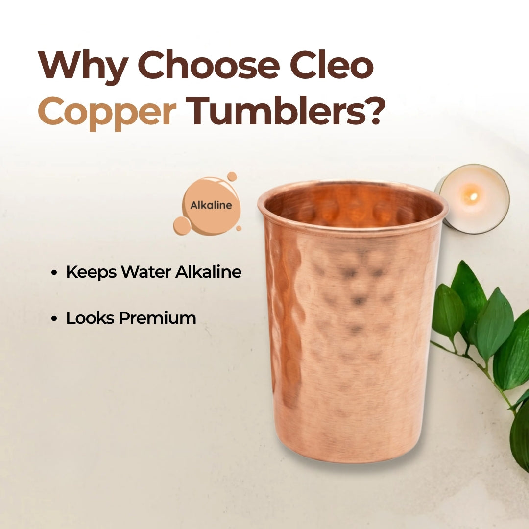 Copper Hammered Tumbler in USA