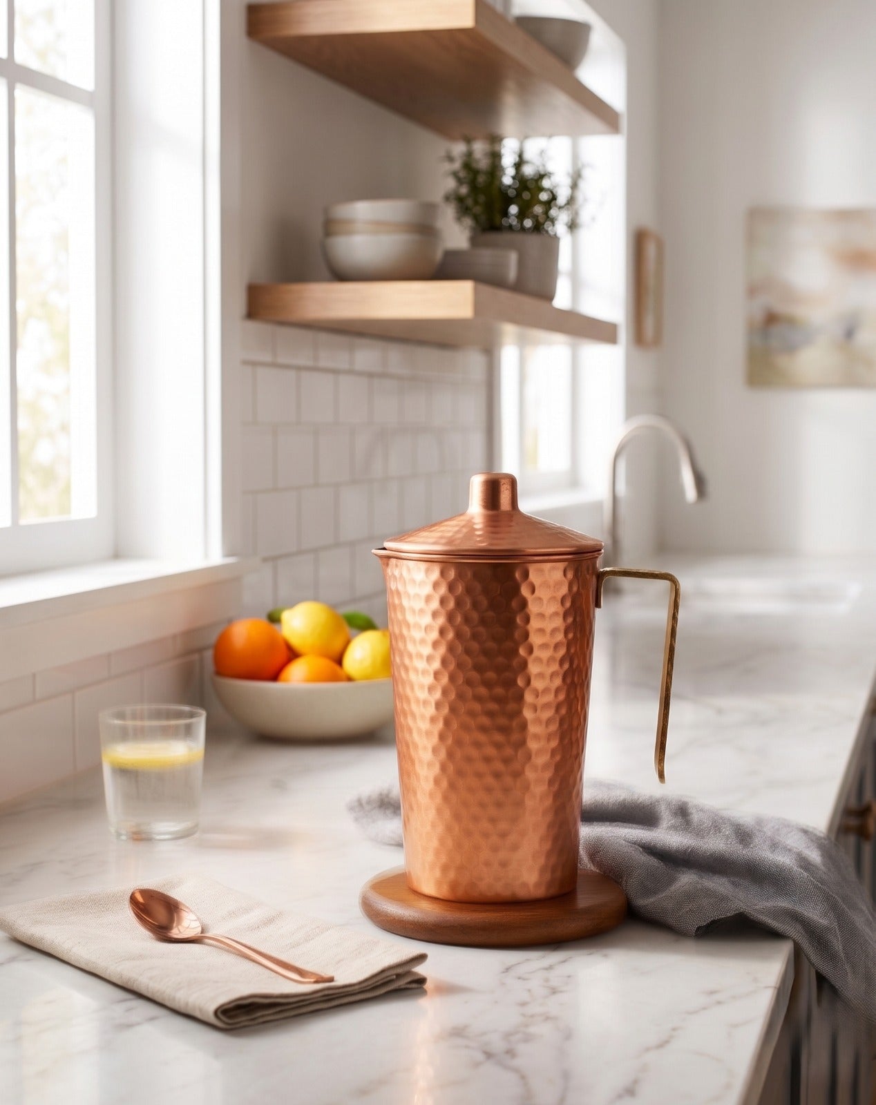 Copper Pitcher 34 Oz