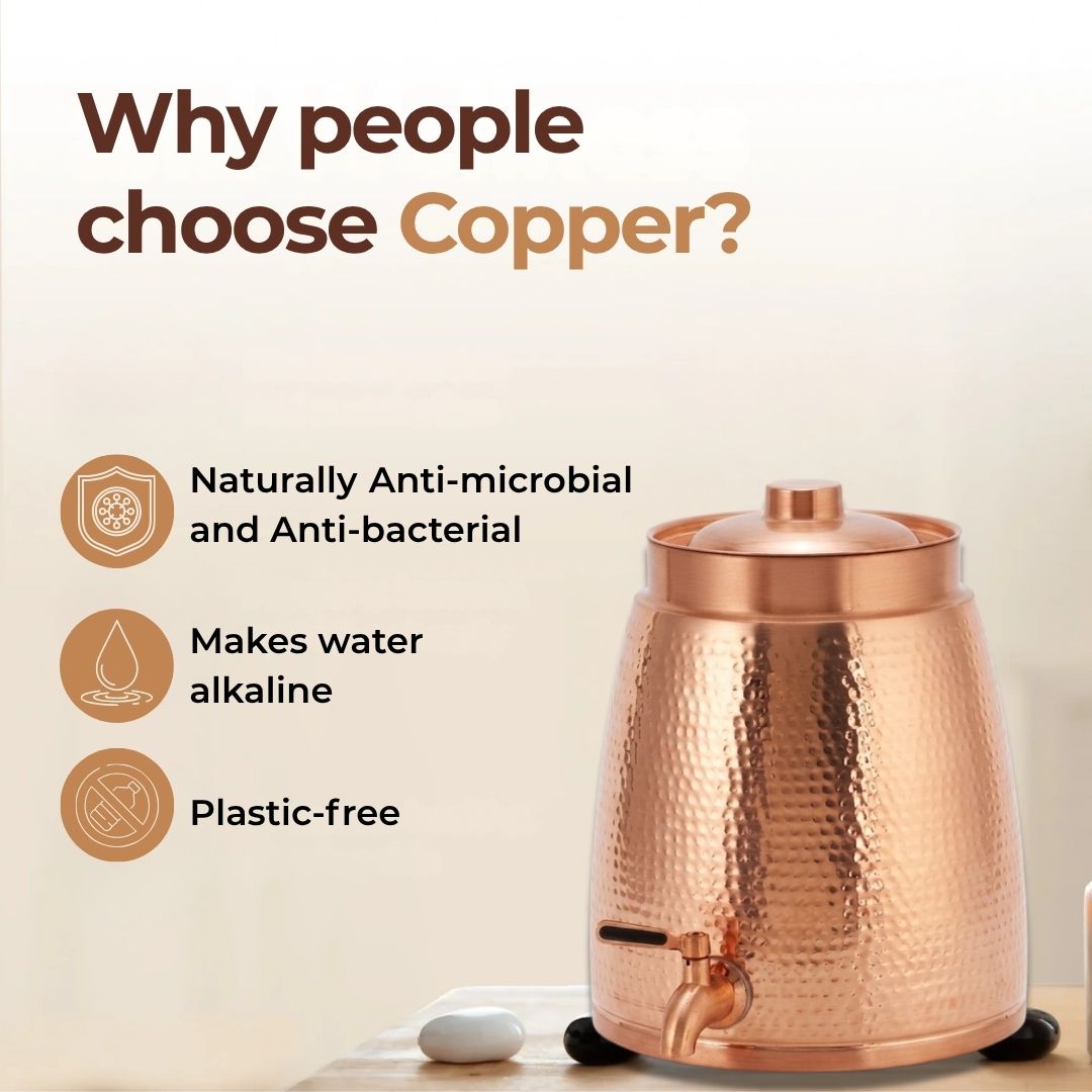 Copper Water Dispenser Handcrafted
