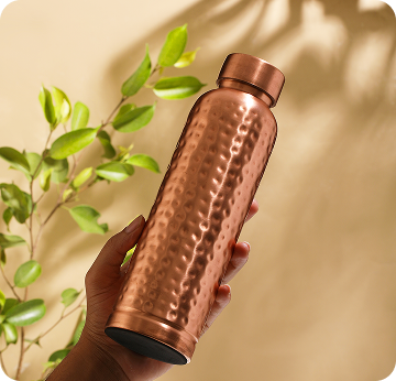 Ashwell handcrafted copper bottle