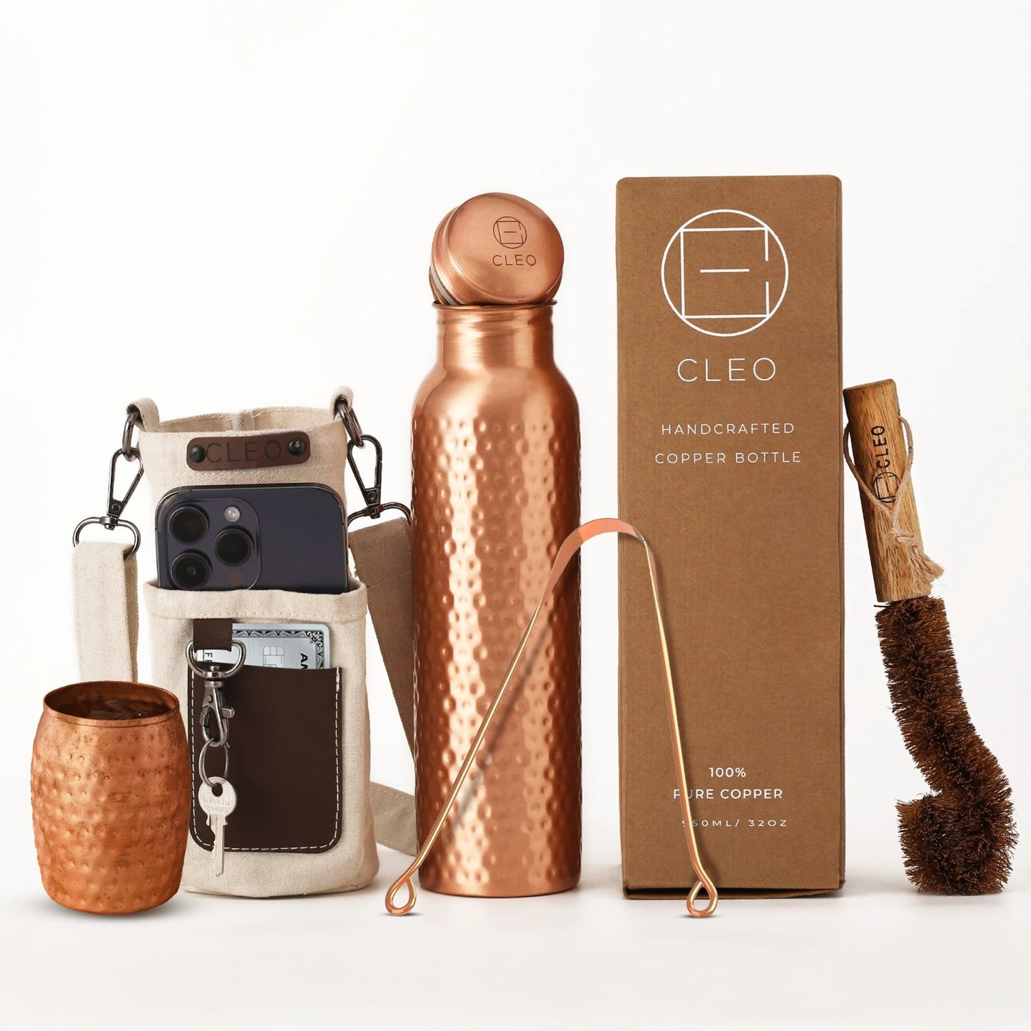 Certified Authentic Handmade Ayurvedic Copper Ritual Kit