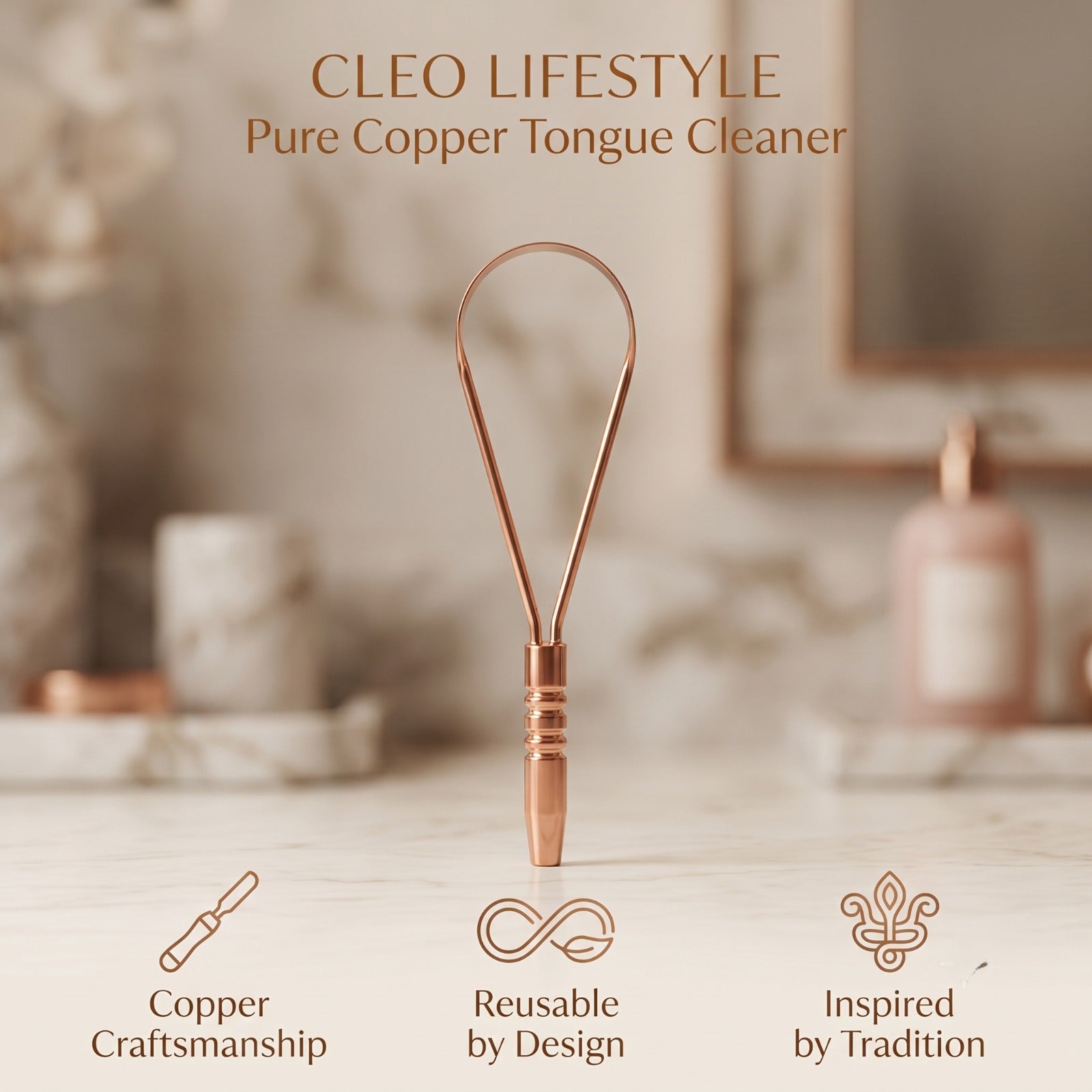 ZenLoop Copper Tongue Cleaner