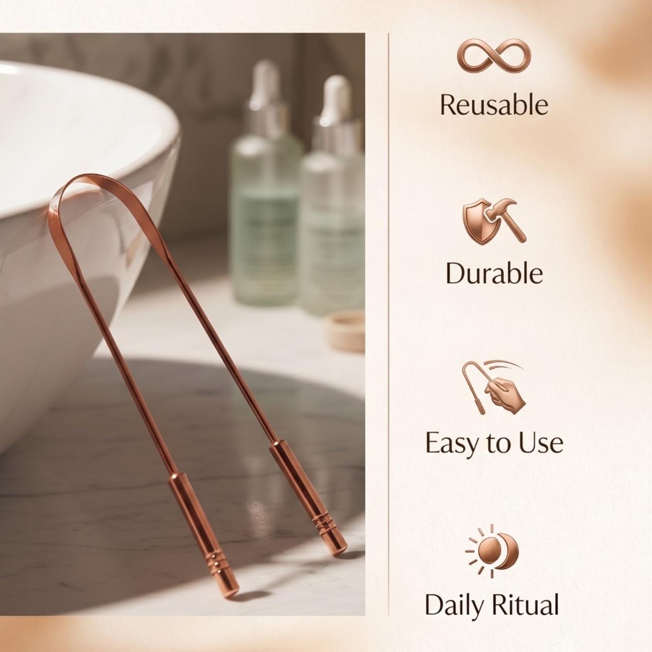 ZenGrip Copper Tongue Cleaner