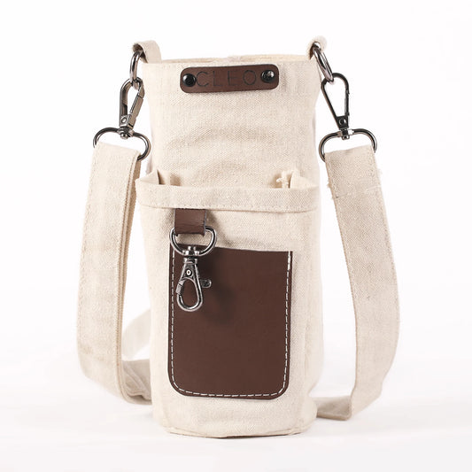 Leather Bottle Bag