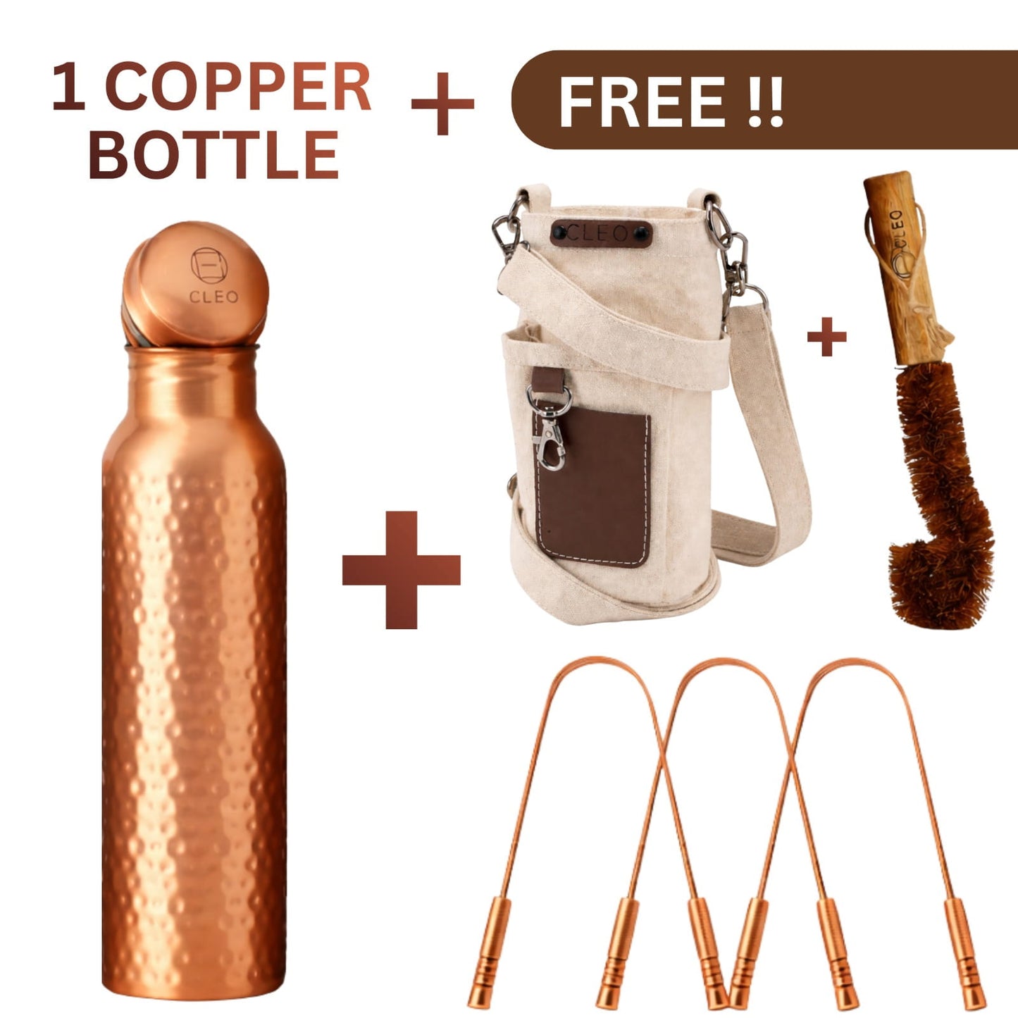 Certified Authentic Handmade Ayurvedic Copper Ritual Kit